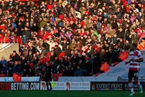 Bristol City Fans at Doncaster Rovers Keepmoat Stadium, FA Cup Third Round Proper (03/01/2015)