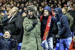 Reading V Bristol City Prints: Bristol City Fans Ecstatically Celebrate Goal Against Reading in Sky Bet Championship (November 2016)