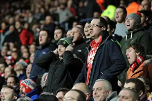 West Brom Prints: Bristol City Fans on Edge: The Hawthorns Showdown (FA Cup Third Round)