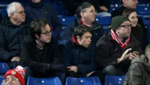 Leeds United V Bristol City Prints: Bristol City Fans at Elland Road: Leeds United vs