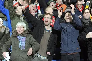 West Brom Prints: Bristol City Fans Erupt: Agard Scores Second Goal vs. West Brom in FA Cup Third Round