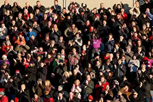 South Yorkshire Prints: Bristol City Fans Euphoria at Doncaster Rovers FA Cup Match, January 2015