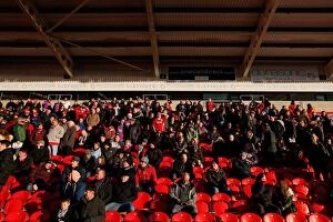 Images Dated 3rd January 2015: Bristol City Fans Euphoria at FA Cup Third Round: Doncaster Rovers vs. Bristol City, January 2015