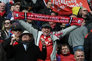 Bristol City Fan's Euphoric Moment as Bristol City Triumphs Over Preston North End in Sky Bet League One (April 11, 2015)