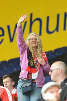 Title Race Prints: Bristol City Fan's Euphoric Moment at Preston North End vs