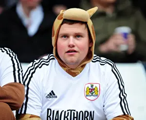 Bristol City Fan's Excitement at The Valley: Charlton Athletic vs. Bristol City, Npower Championship (04/05/2013)