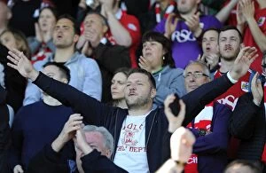 Images Dated 25th April 2015: Bristol City Fans Exhilarating Day Out: Chesterfield vs. Bristol City