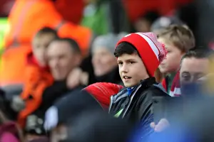 Bristol City V Yeovil Town Prints: Bristol City Fans in Full Force at Ashton Gate: Bristol City vs
