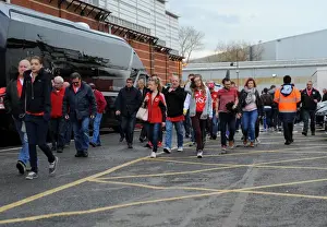 Oldham Prints: Bristol City Fans in Full Force at Ashton Gate: Bristol City vs Oldham Football Match