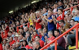 Bristol City V MK Dons Prints: Bristol City Fans in Full Force at Ashton Gate vs