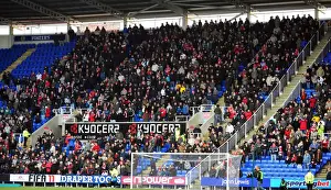 Reading V Bristol City Prints: Bristol City Fans in Full Force: Championship Showdown at Reading's Madejski Stadium (December 26)
