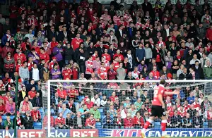 Bristol City Fans in Full Force at Chesterfield's Proact Stadium, Sky Bet League One, 2015
