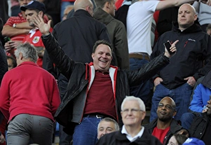 Framed Print : Bristol City Fans in Full Force at Coventry's Ricoh Arena, October 2014 Framed Print : Bristol City Fans in Full Force at Coventry's Ricoh Arena, October 2014