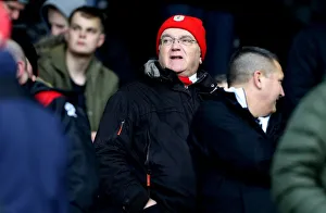 Bristol City Fans in Full Force at Derby Championship Match, November 2017