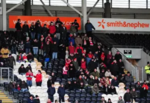 Hull City V Bristol City Prints: Bristol City Fans in Full Force at Hull City Championship Match, 18/12/2010
