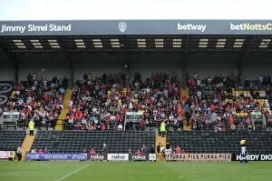 Images Dated 31st August 2014: Bristol City Fans in Full Force at Notts County's Meadow Lane