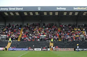 Notts County V Bristol City Prints: Bristol City Fans in Full Force at Notts County's Meadow Lane