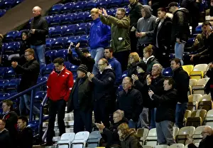 Bristol City Fans in Full Force at Preston North End Championship Clash, April 2017