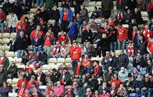 Title Race Prints: Bristol City Fans in Full Force at Preston North End's Deepdale