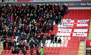 Bristol City Fans in Full Force at Rotherham United Match, Sky Bet Championship (November 2015)