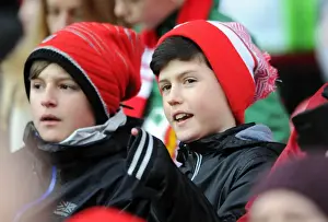 Bristol City V Yeovil Town Prints: Bristol City Fans in Full Force: Sky Bet League One Match against Yeovil Town at Ashton Gate (December 2014)