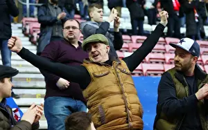 Wigan Athletic V Bristol City Prints: Bristol City Fans in Full Force at Wigan Athletic Championship Match, March 11, 2017