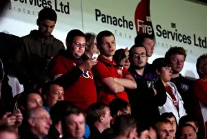 Bristol City Fans in Full Force at Wycombe Wanderers League Cup Match, 2016