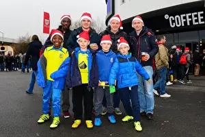Bristol City Fans Gather at Ashton Gate for Sky Bet Championship Match against Preston North End (17/12/2016)