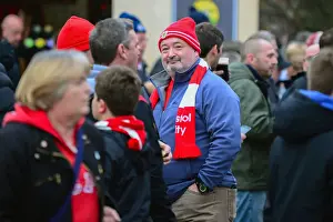 Bristol City Fans Gather at Ashton Gate for Sky Bet Championship Match Against Preston North End (17/12/2016)