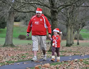 Bristol City Fans Gather Before FA Cup Match Against AFC Telford at Ashton Gate