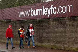 Burnley V Bristol City Prints: Bristol City Fans Gather at Turf Moor Ahead of Burnley Match, FA Cup 2017