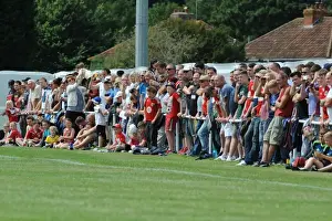 Portishead V Bristol City Prints: Bristol City Fans Gathered at Portishead's The Playing Fields for Pre-Season Match