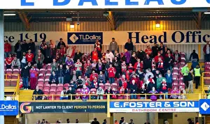 Bradford City V Bristol City (Promotion) Prints: Bristol City Fans Gathered at Valley Parade Awaiting Kick-Off (Bradford City vs)