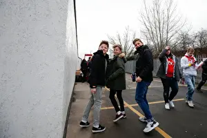 Bristol City Fans Gathering at Ashton Gate Stadium before the FA Cup Match against West Ham United (January 2015)