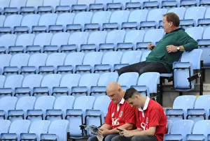 Bristol City Fans Gathering at Ricoh Arena Before Kick-off vs Coventry City