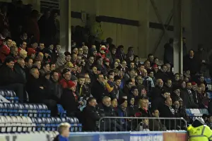 Gillingham V Bristol City - JPT Prints: Bristol City Fans at Gillingham's Priestfield Stadium
