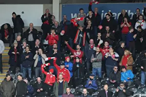 Hull City V Bristol City Prints: Bristol City Fans Heading to Hull City's KC Stadium for Sky Bet Championship Match