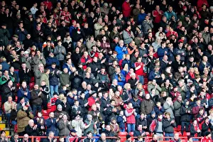 Bristol City Fans Honor the Fallen: A Moment of Silence at Ashton Gate (Bristol City V Ipswich Town, Championship)