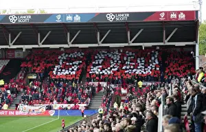 Bristol City Fans Honor Gerry Gow with Flags