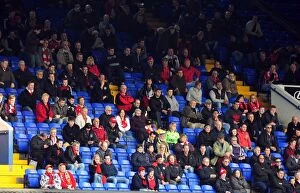 Images Dated 3rd March 2012: Bristol City Fans at Ipswich Town's Portman Road During Football Match on March 3, 2012
