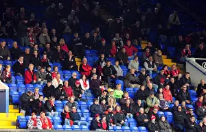 Ipswich Town V Bristol City Prints: Bristol City Fans at Ipswich Town's Portman Road During Football Match on March 3