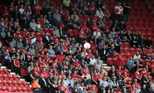 Middlesbrough V Bristol City Prints: Bristol City Fans at Middlesbrough's Riverside Stadium, Sky Bet Championship Match