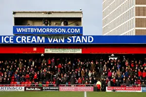 Crewe V Bristol City Prints: Bristol City Fans Pack the Away Stand Before Crewe Alexandra vs. Bristol City (2014)