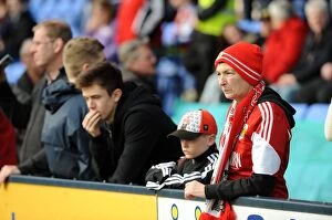 Images Dated 8th March 2014: Bristol City Fan's Passion: Shrewsbury Town vs. Bristol City, Sky Bet League One (08/03/2014)