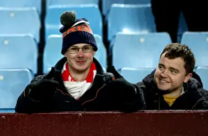 Bristol City Fans Passionate Display at Aston Villa's Villa Park during Sky Bet Championship Match