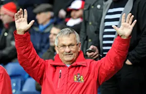 West Brom Prints: Bristol City Fans Passionate Display at The Hawthorns during FA Cup Third Round Match against West Bromwich Albion
