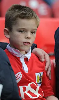Framed Print : Bristol City Fans Passionate Showdown at Swindon Town's County Ground Framed Print : Bristol City Fans Passionate Showdown at Swindon Town's County Ground