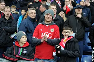 Framed Print : Bristol City Fans Passionate Support at The Hawthorns during FA Cup Third Round Match against West Bromwich Albion, January 2016 Framed Print : Bristol City Fans Passionate Support at The Hawthorns during FA Cup Third Round Match against West Bromwich Albion, January 2016