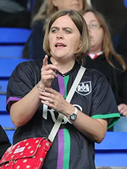 Bristol City Fan's Passionate Support at Ipswich Town vs. Bristol City, Sky Bet Championship (September 2015)