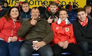 Title Race Prints: Bristol City Fans at Preston North End's Deepdale Stadium